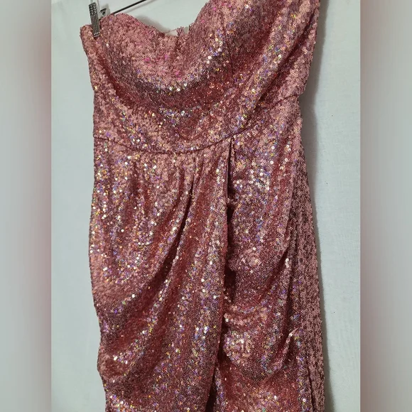 Brand new Hello gorgeous Minuet Sequin dress- Size large Pettite - Picture 6 of 6